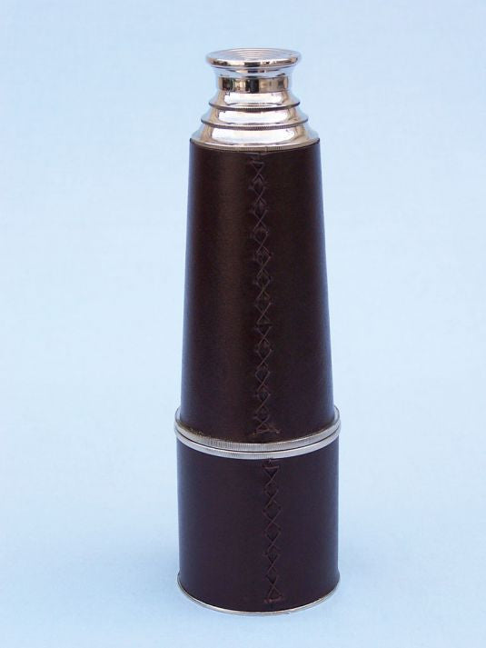 Deluxe Class Admiral's Brass - Leather Spyglass Telescope 27" w/ Rosewood Box