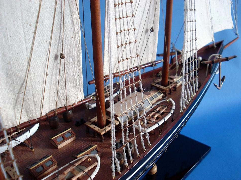 Wooden Atlantic Limited Model Sailboat 32"