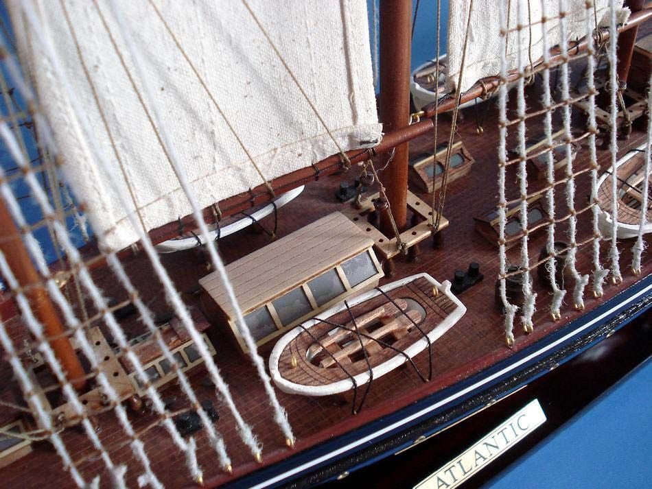 Wooden Atlantic Limited Model Sailboat 32"