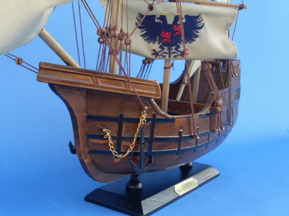 Wooden Santa Maria Limited Tall Model Ship 20"