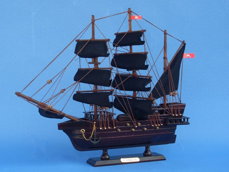 Wooden Henry Avery's The Fancy Model Pirate Ship 14"