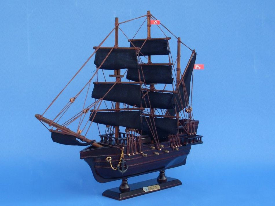 Wooden Henry Avery's The Fancy Model Pirate Ship 14"