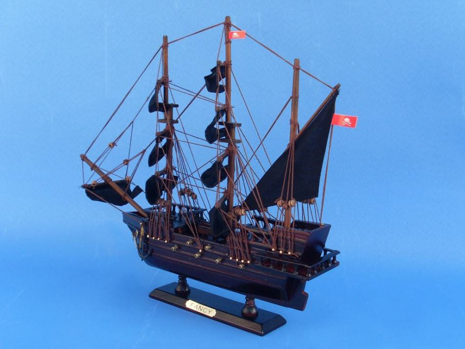 Wooden Henry Avery's The Fancy Model Pirate Ship 14"