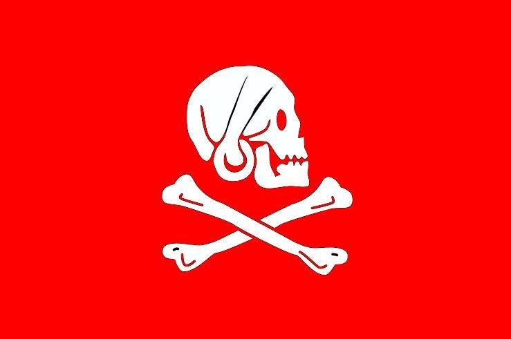 Wooden Henry Avery's The Fancy Model Pirate Ship 14"