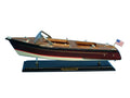Wooden Chris Craft Runabout Model Speedboat 20"