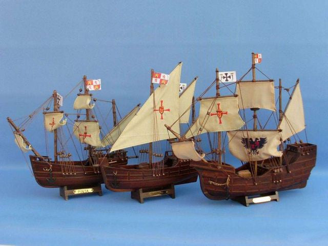 Wooden Nina Model Ship 12"