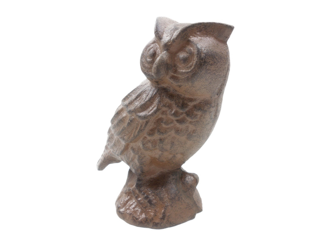Cast Iron Owl Metal Door Stop 6"