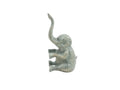 Antique Bronze Cast Iron Elephant Metal Door Stop 8"