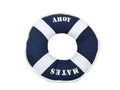 Blue Ahoy Mates Pillow 14"