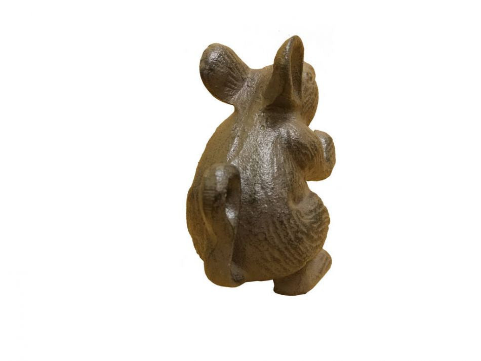 Set of 2 - Cast Iron Mouse Book Ends 5"