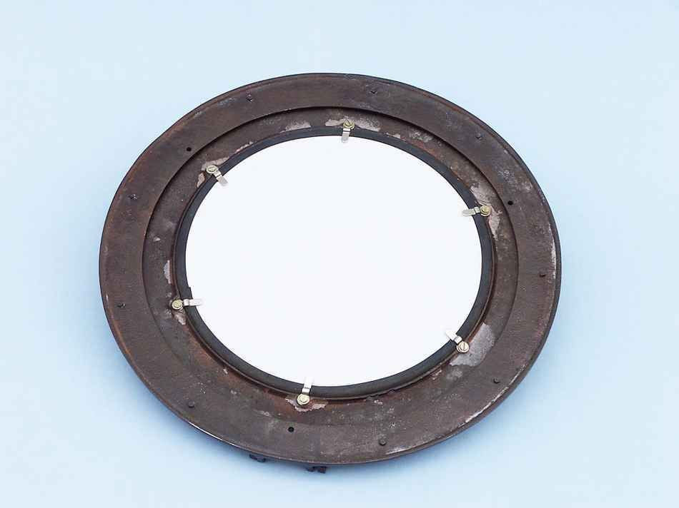 Deluxe Class Antique Copper Porthole Window 17"