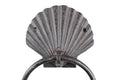 Cast Iron Seashell Towel Holder 8.5"