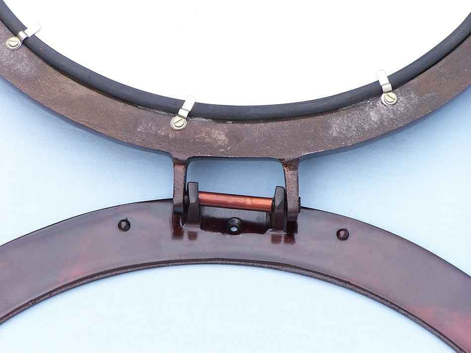 Deluxe Class Antique Copper Porthole Window 24"