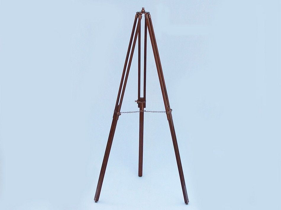 Floor Standing Antique Copper Anchormaster Telescope 65"