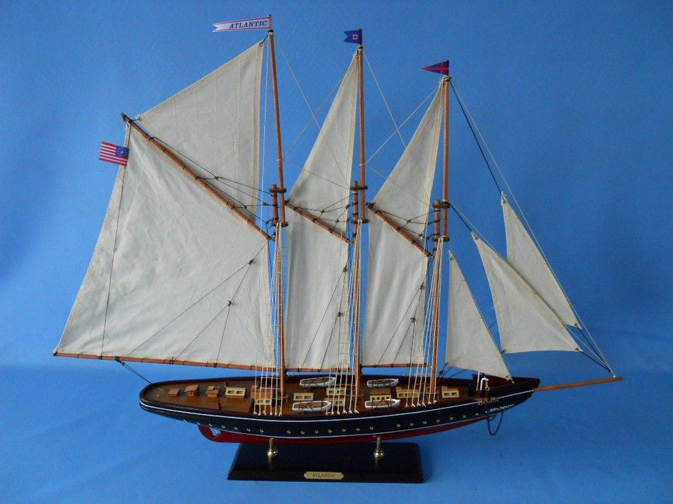 Wooden Atlantic Limited Model Sailboat 25"