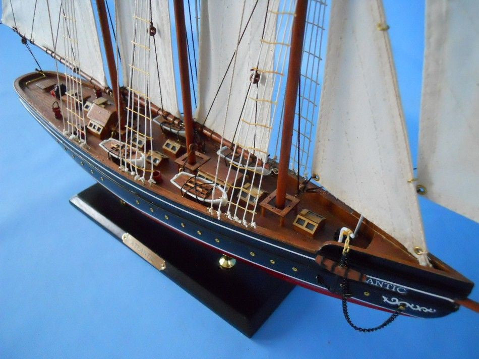 Wooden Atlantic Limited Model Sailboat 25"