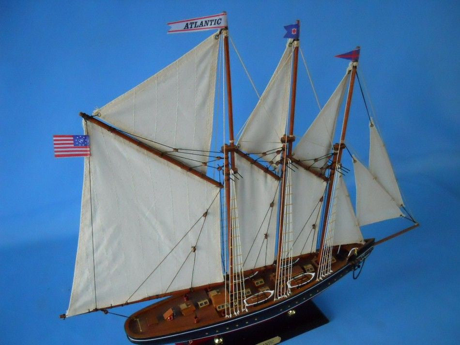 Wooden Atlantic Limited Model Sailboat 25"