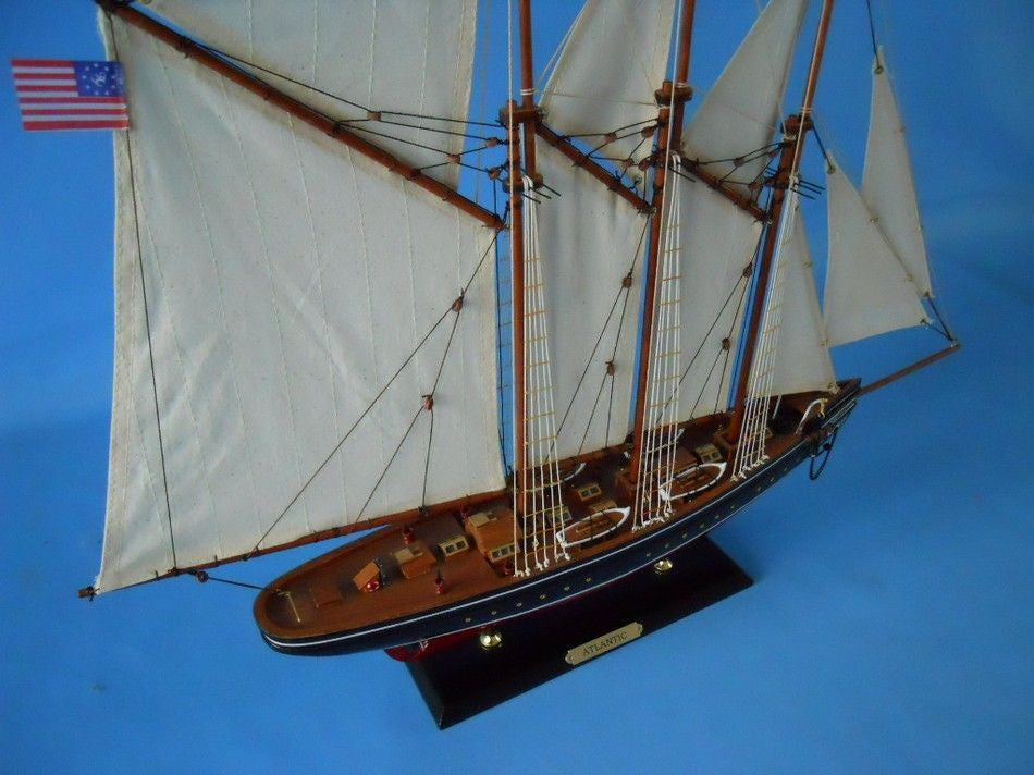 Wooden Atlantic Limited Model Sailboat 25"