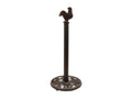 Rustic Copper Cast Iron Rooster Extra Toilet Paper Stand 15"