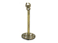 Antique Gold Cast Iron Crab Extra Toilet Paper Stand 16"