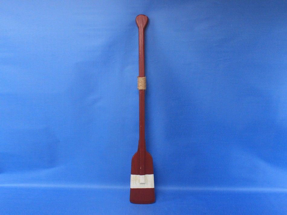 Wooden Chadwick Decorative Squared Rowing Boat Oar w/ Hooks 36"