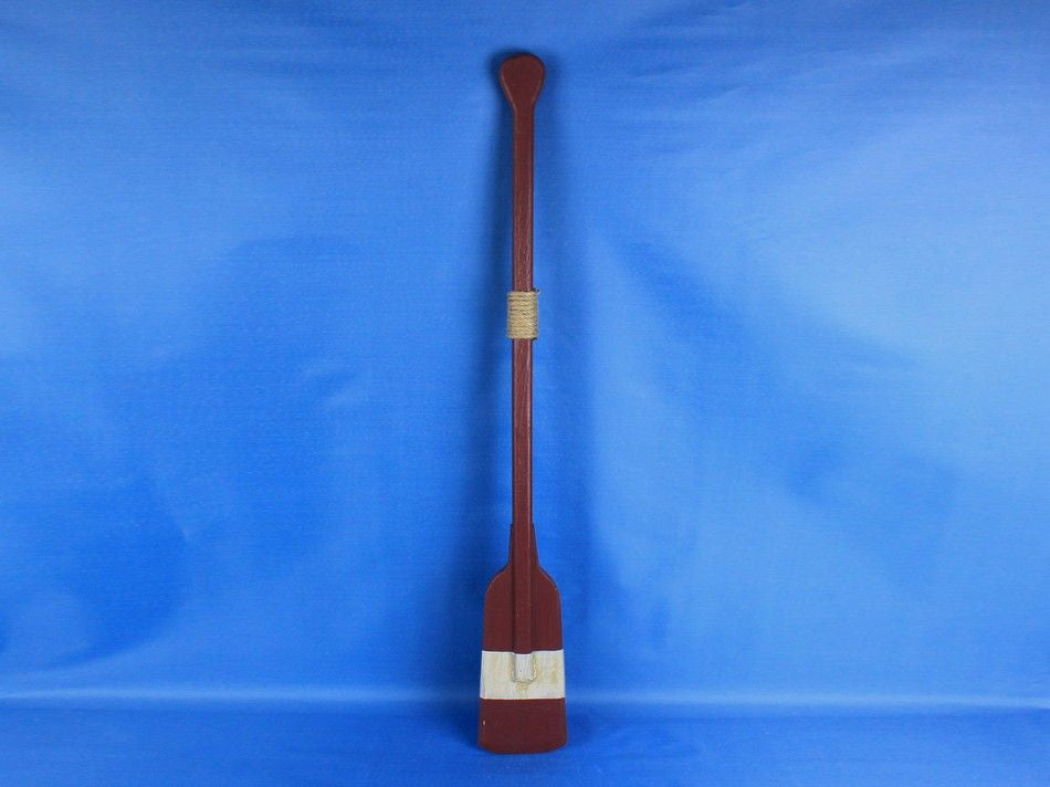 Wooden Chadwick Decorative Squared Rowing Boat Oar w/ Hooks 36"