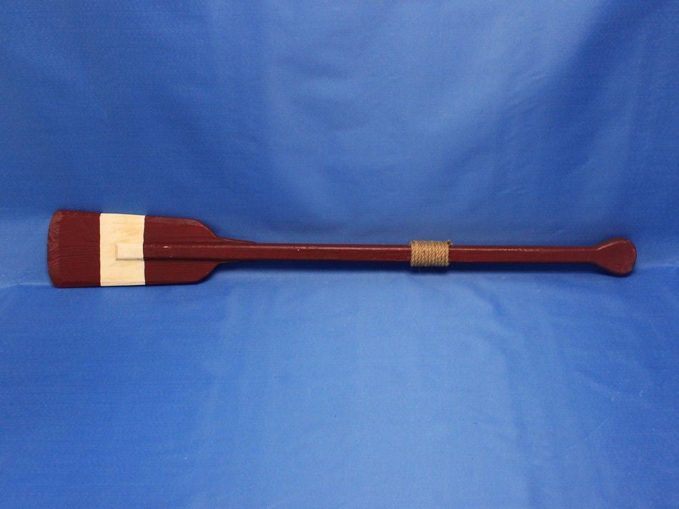 Wooden Chadwick Decorative Squared Rowing Boat Oar w/ Hooks 36"