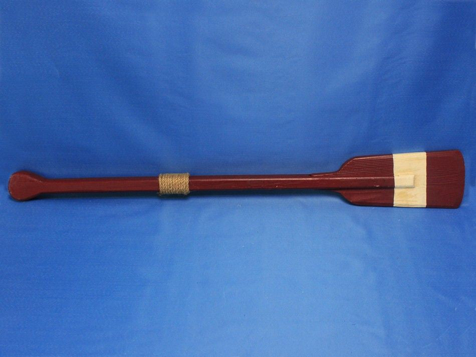 Wooden Chadwick Decorative Squared Rowing Boat Oar w/ Hooks 36"