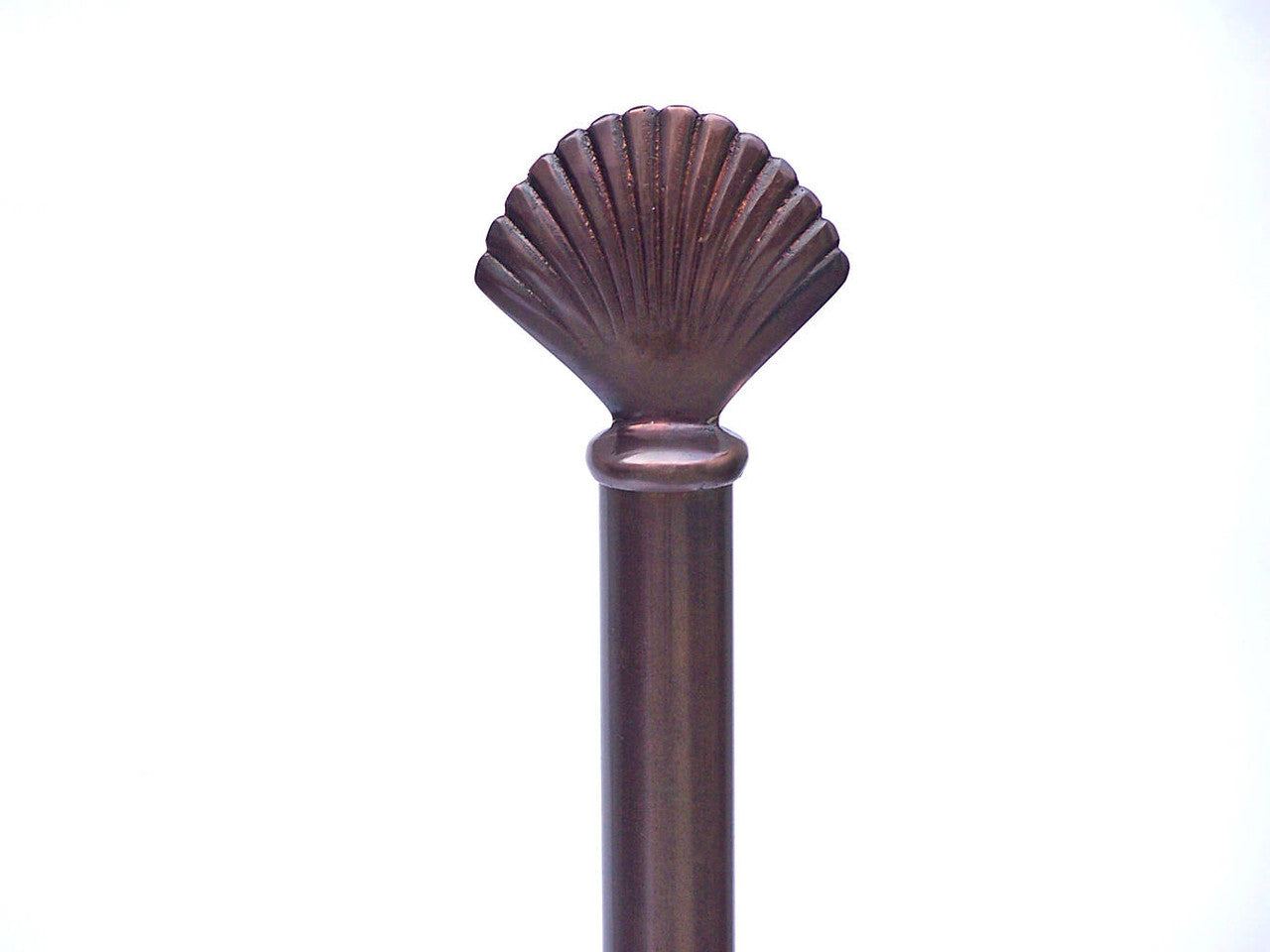 Antique Copper Sea Shell Paper Towel Holder 16"
