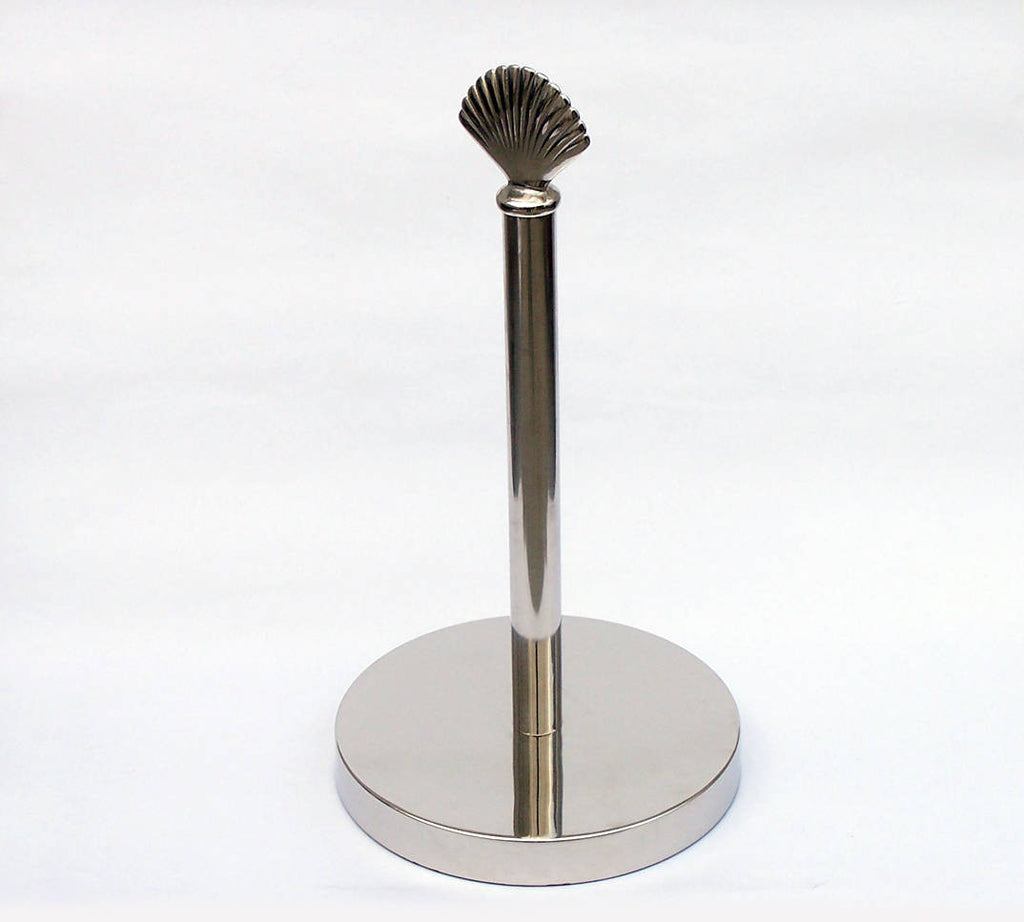 Chrome Sea Shell Extra Toilet Paper Holder 16"