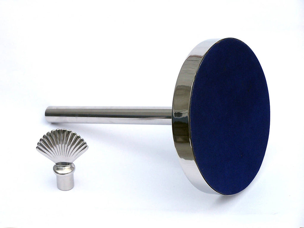 Chrome Sea Shell Paper Towel Holder 16"