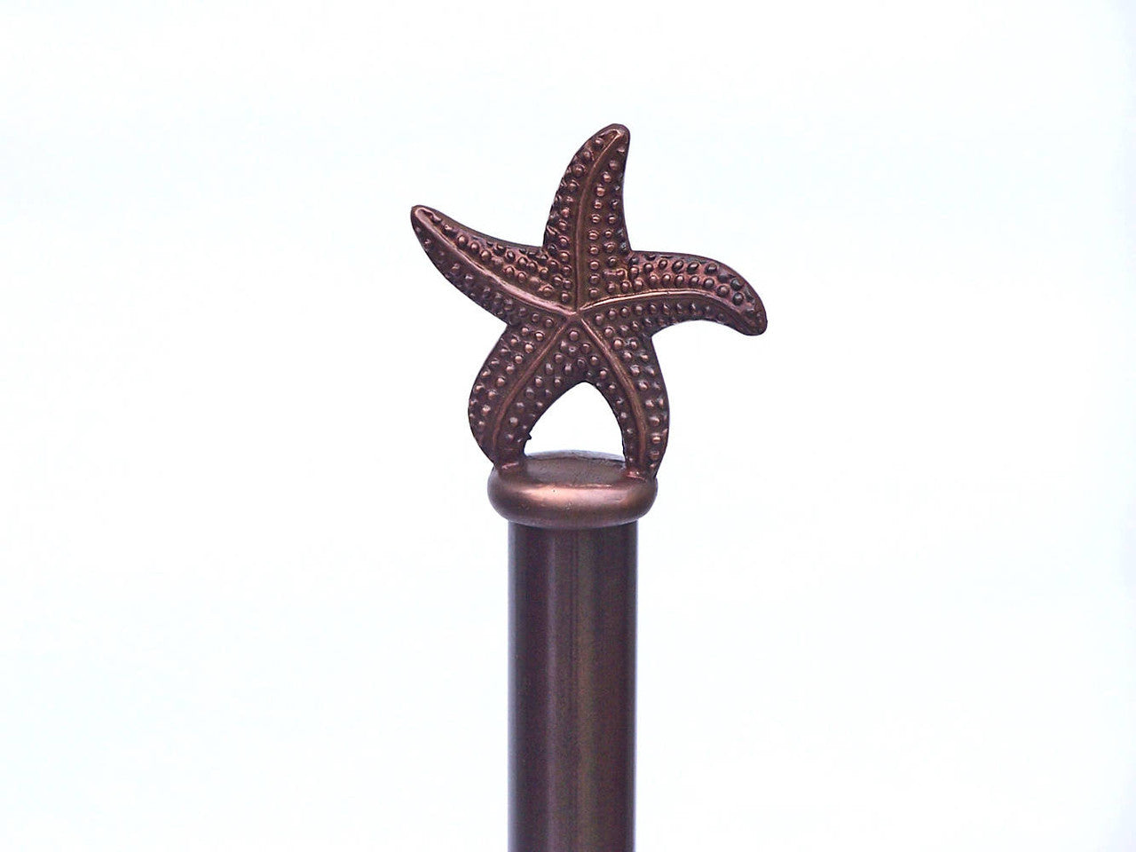 Antique Copper Starfish Paper Towel Holder 16"