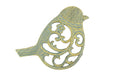 Antique Seaworn Bronze Cast Iron Bird Trivet 8"