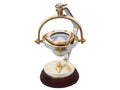 Solid Brass Hanging Compass 8"