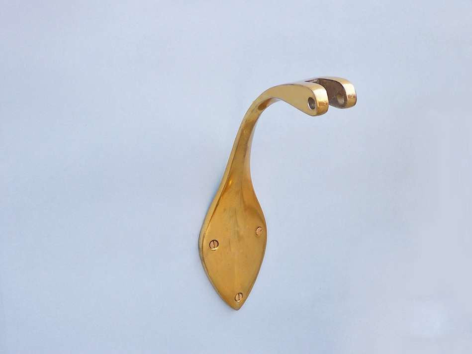 Brass Plated Hanging Harbor Bell 4"