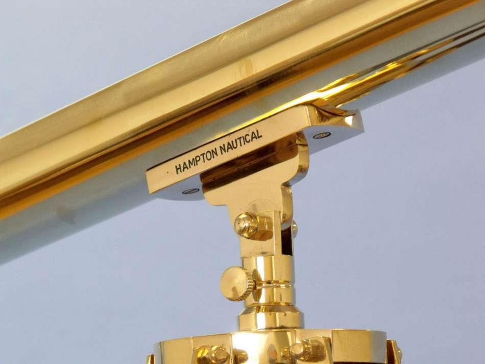 Floor Standing Brass Harbor Master Telescope 60"