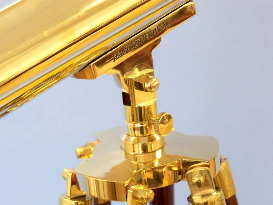Floor Standing Brass Harbor Master Telescope 60"