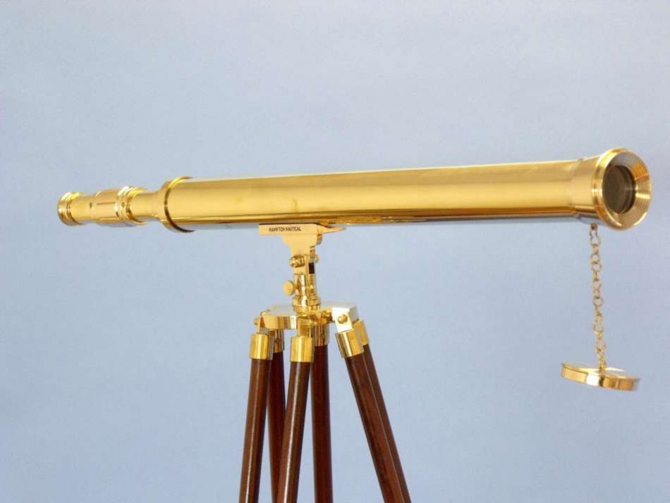 Floor Standing Brass Harbor Master Telescope 60"