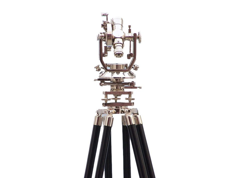 Floor Standing Chrome Theodolite 62"