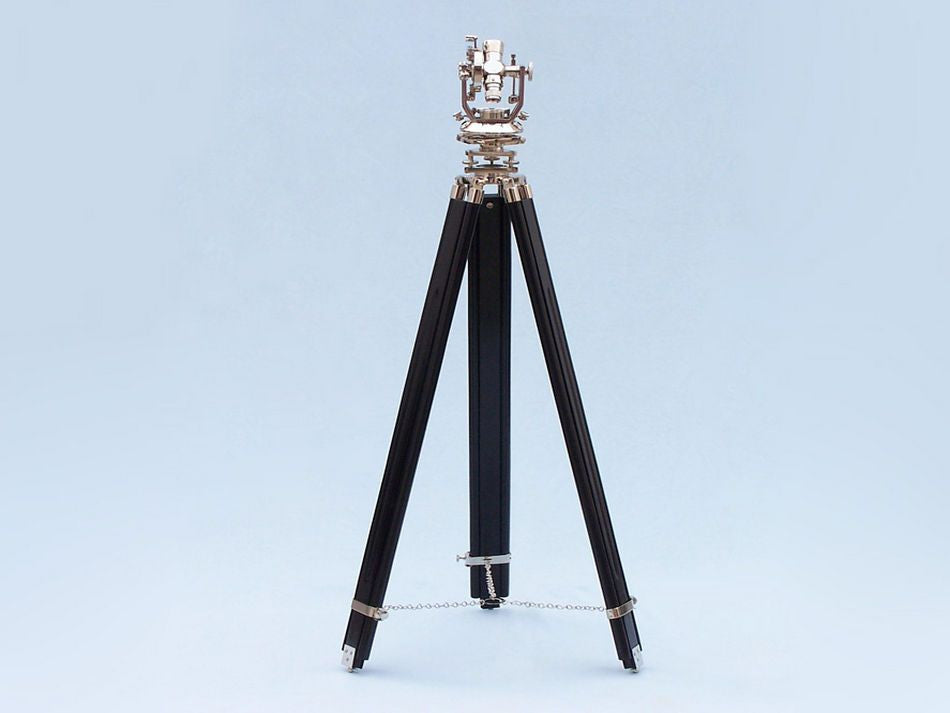 Floor Standing Chrome Theodolite 62"