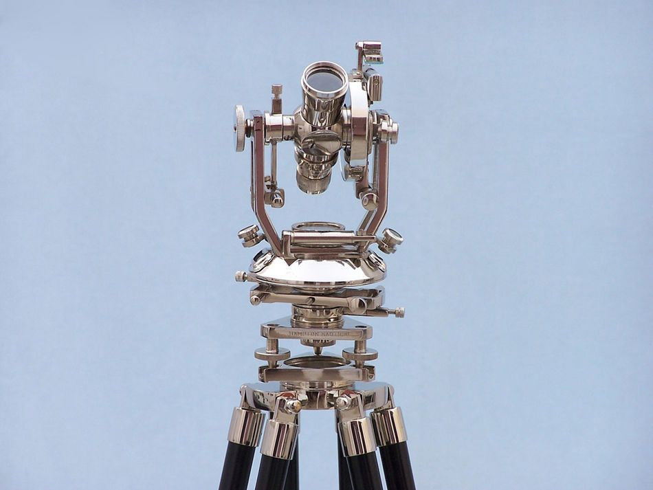 Floor Standing Chrome Theodolite 62"