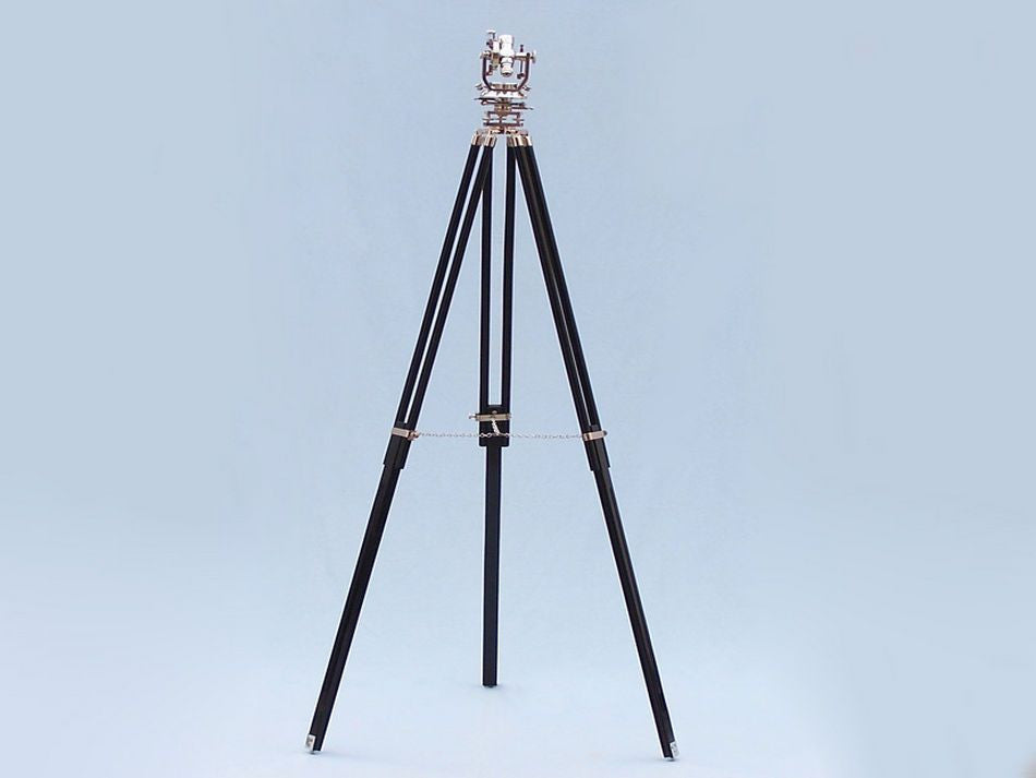 Floor Standing Chrome Theodolite 62"