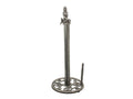 Antique Silver Cast Iron Mermaid Paper Towel Holder 16""