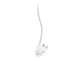 Whitewashed Cast Iron Mouse Paper Towel Holder 12"
