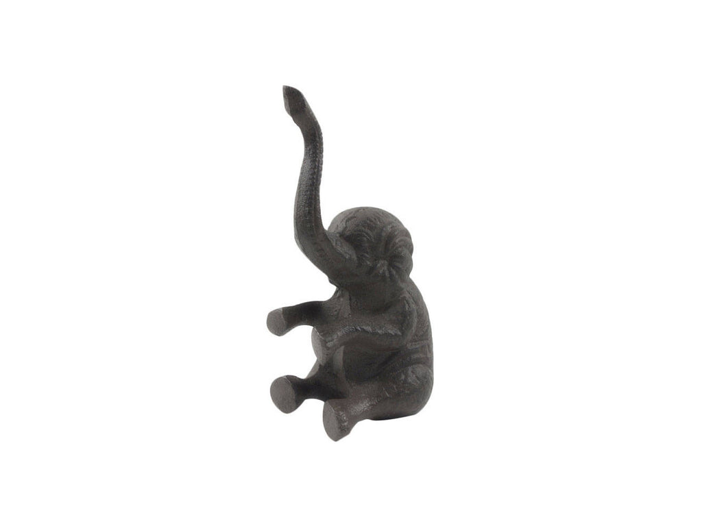 Cast Iron Elephant Metal Door Stop 8"