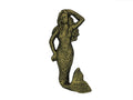 Rustic Gold Cast Iron Mermaid Hook 6"