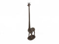 Rustic Copper Cast Iron Giraffe Paper Towel Holder 19"