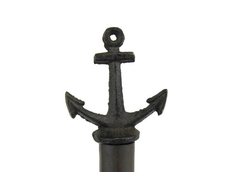 Cast Iron Anchor Extra Toilet Paper Stand 16""