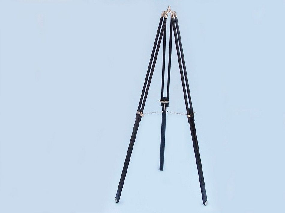 Floor Standing Admiral's Chrome Binoculars 62"