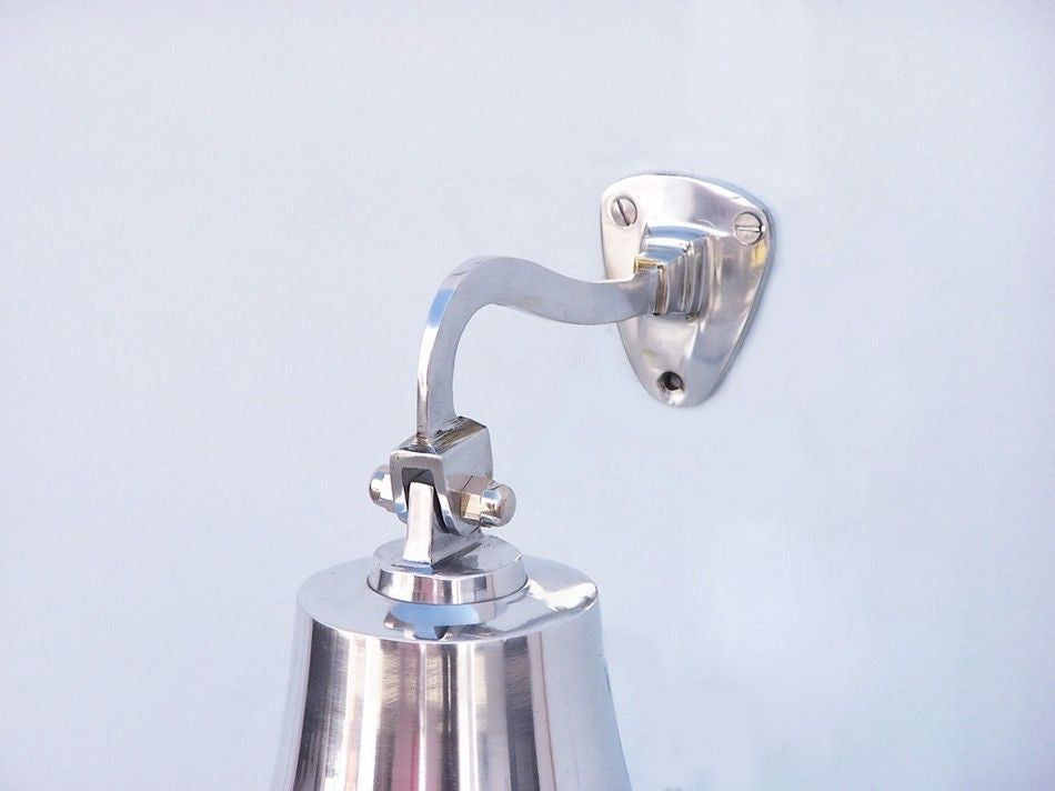 Chrome Hanging Ship's Bell 6"